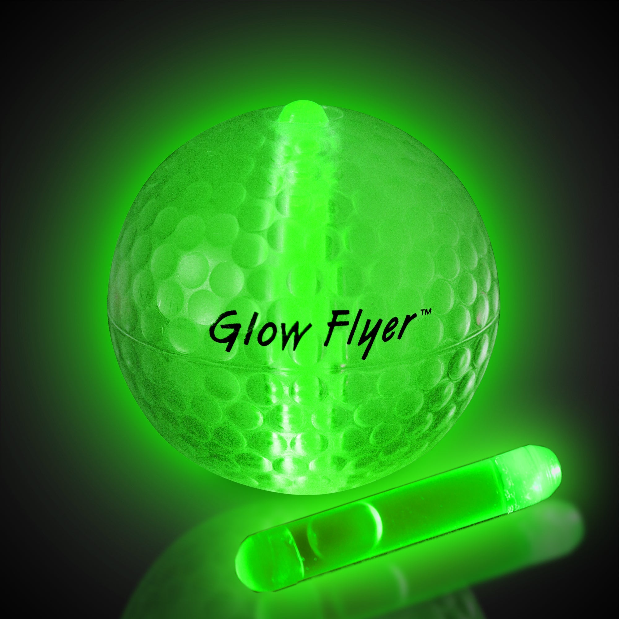 Green Glow Flyer Golf Ball