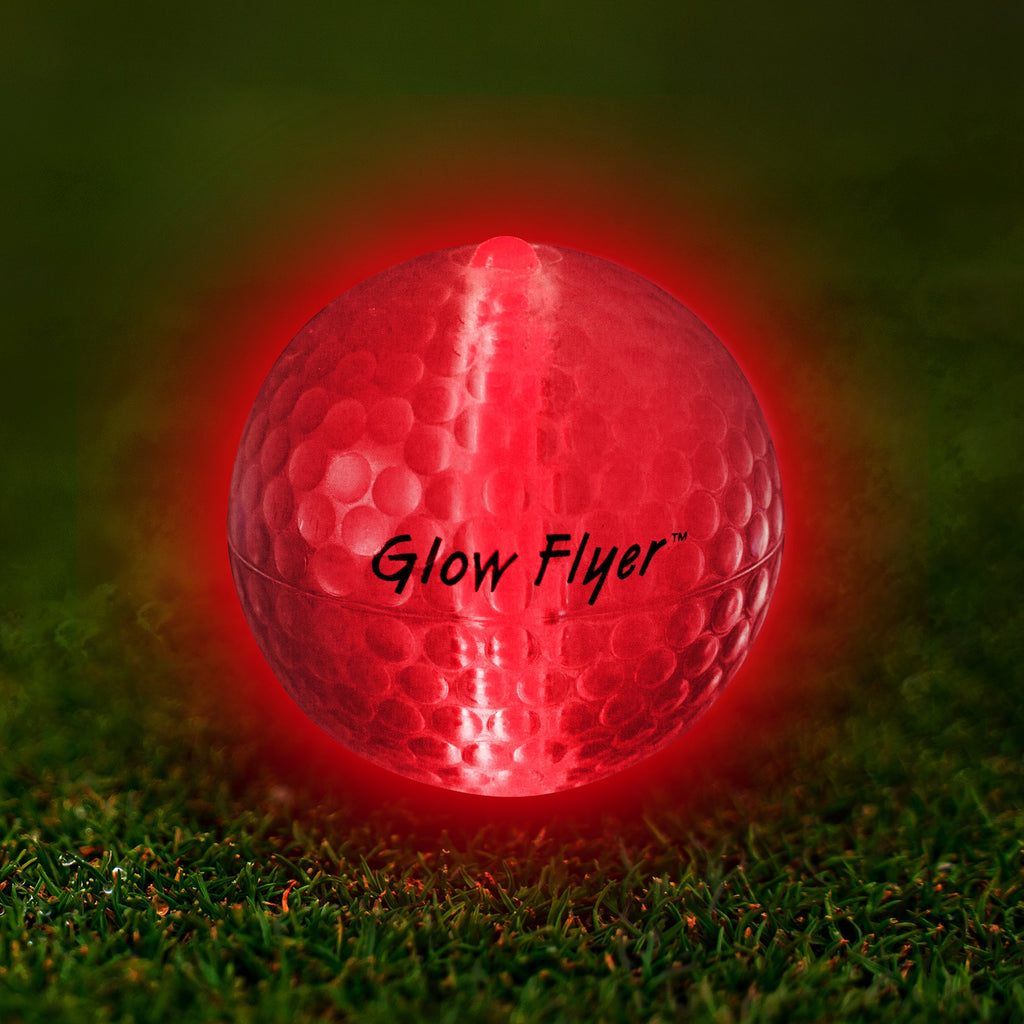 Red Glow Flyer Golf Ball